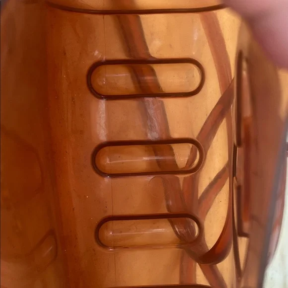 Telfar X Melissa collab Mini Transparent Amber Tote - Picture 4 of 8